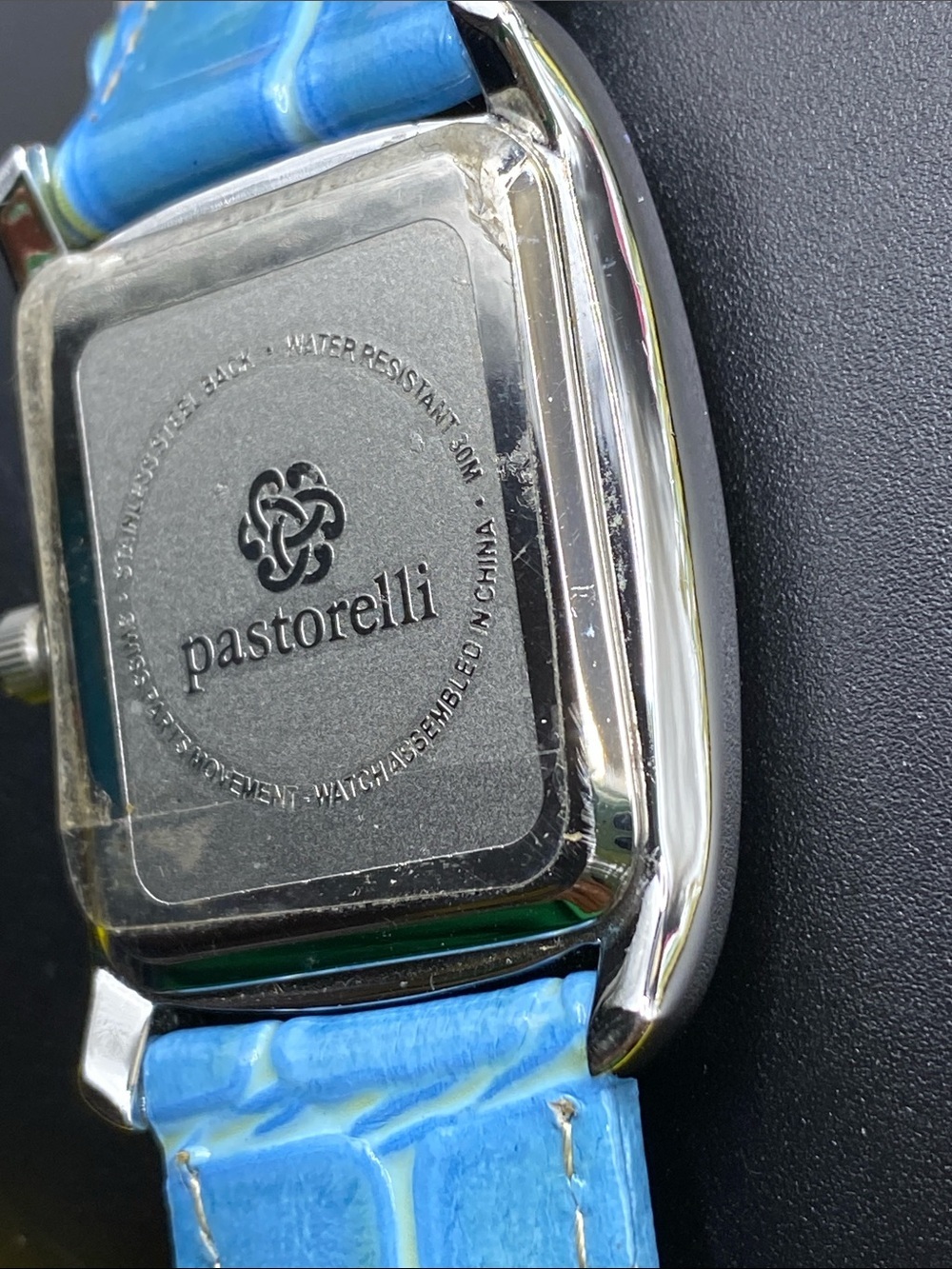 PASTORELLI  Blue Genuine Leather Watch - Picture 9 of 10